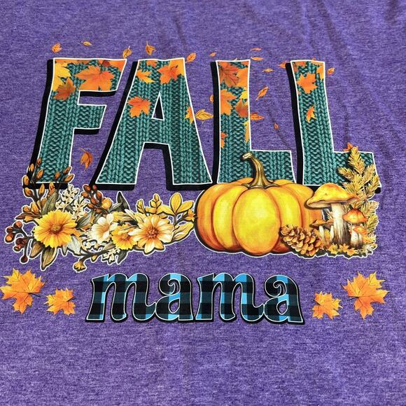 Mixed Brand Fall Graphic T-Shirts Lot of 5 Women’s Medium Pumpkin Autumn Theme - Picture 14 of 16